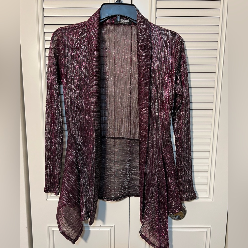 Stylish purple cardigan